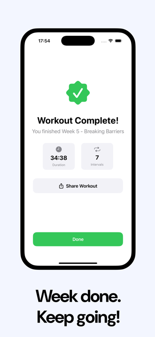 Interval Running Coach RunMate Screenshot 6 of 6