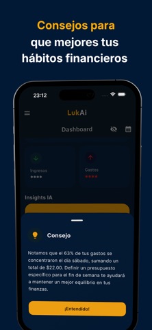 LukAi: Finanzas Personales screenshot