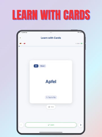 Taboo Words: Learn Languages iPad screenshot