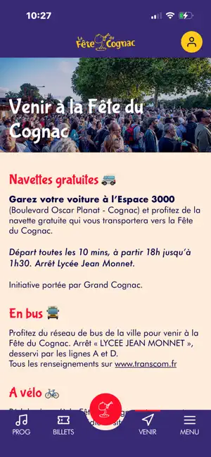 La Fête du Cognac 2026 iPhone screenshot 4