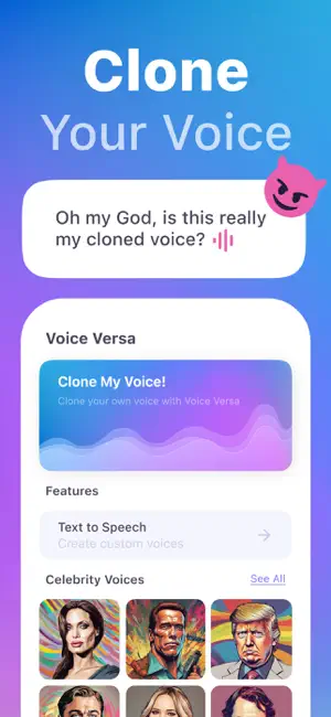 Voice Versa: AI Voice Cloning screenshot 1
