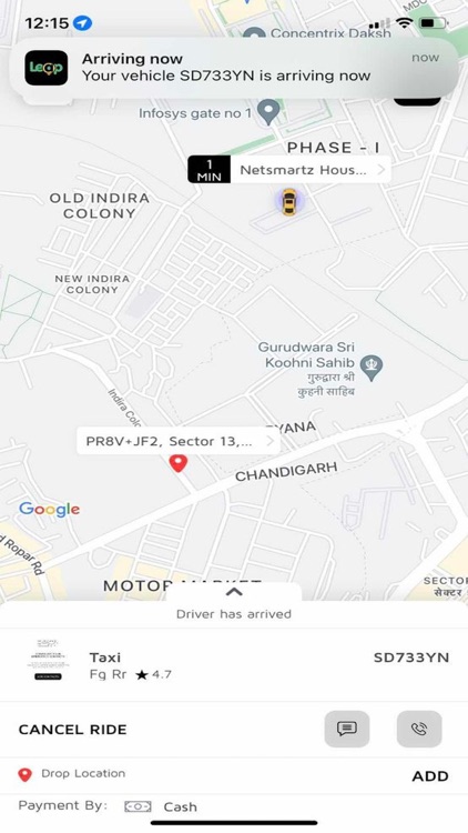 Leap Taxi App screenshot-7