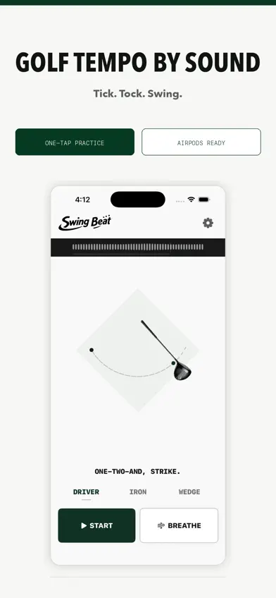 Swing Beat: Golf Tempo screenshot 1