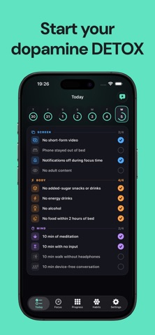 Dopamine Detox: Self Control iPhone screenshot