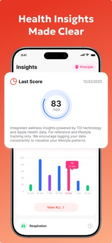 Calmia: Health Tracker App Store preview screenshot 5