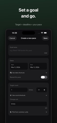 PACE: Habit Tracker Screenshot 3 of 4