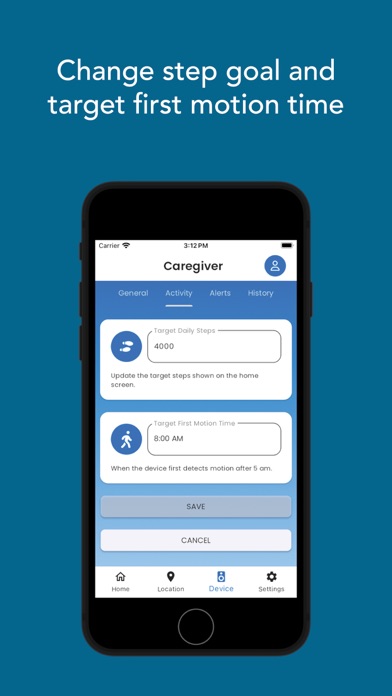 Caregiver Mobile Screenshot