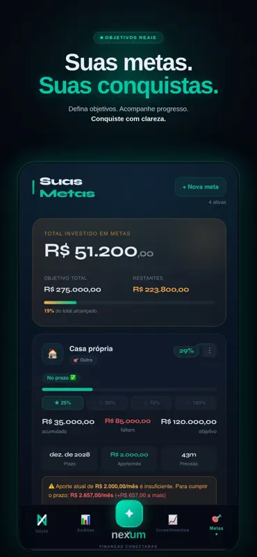 Nexum: Finanças Conectadas screenshot 4 of 5