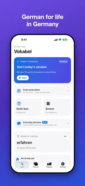 Vokabel: Learn German Words screenshot 1