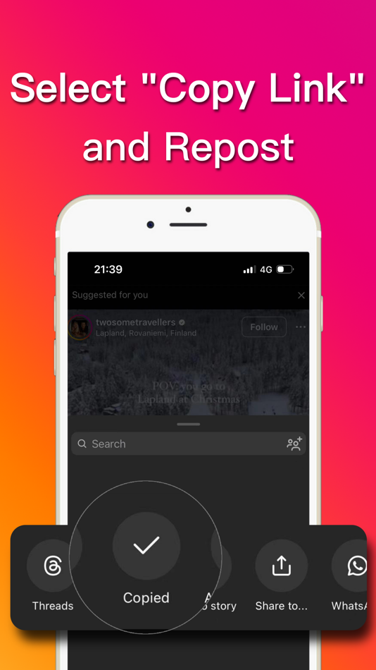#2. Repost - Video Repost & Editor (iOS) بواسطة: 建国 盛