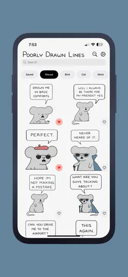 Screenshot von Poorly Drawn Lines auf dem iPhone 1