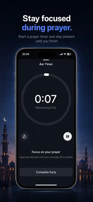 Qanit: Prayer App Blocker screenshot 3