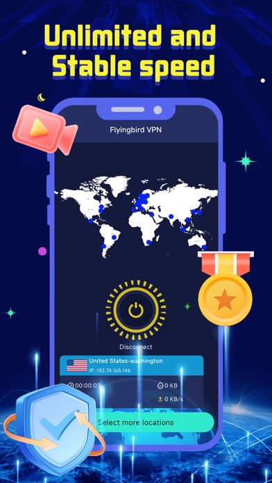 Flyingbird VPN-Fast & Safety Screenshot