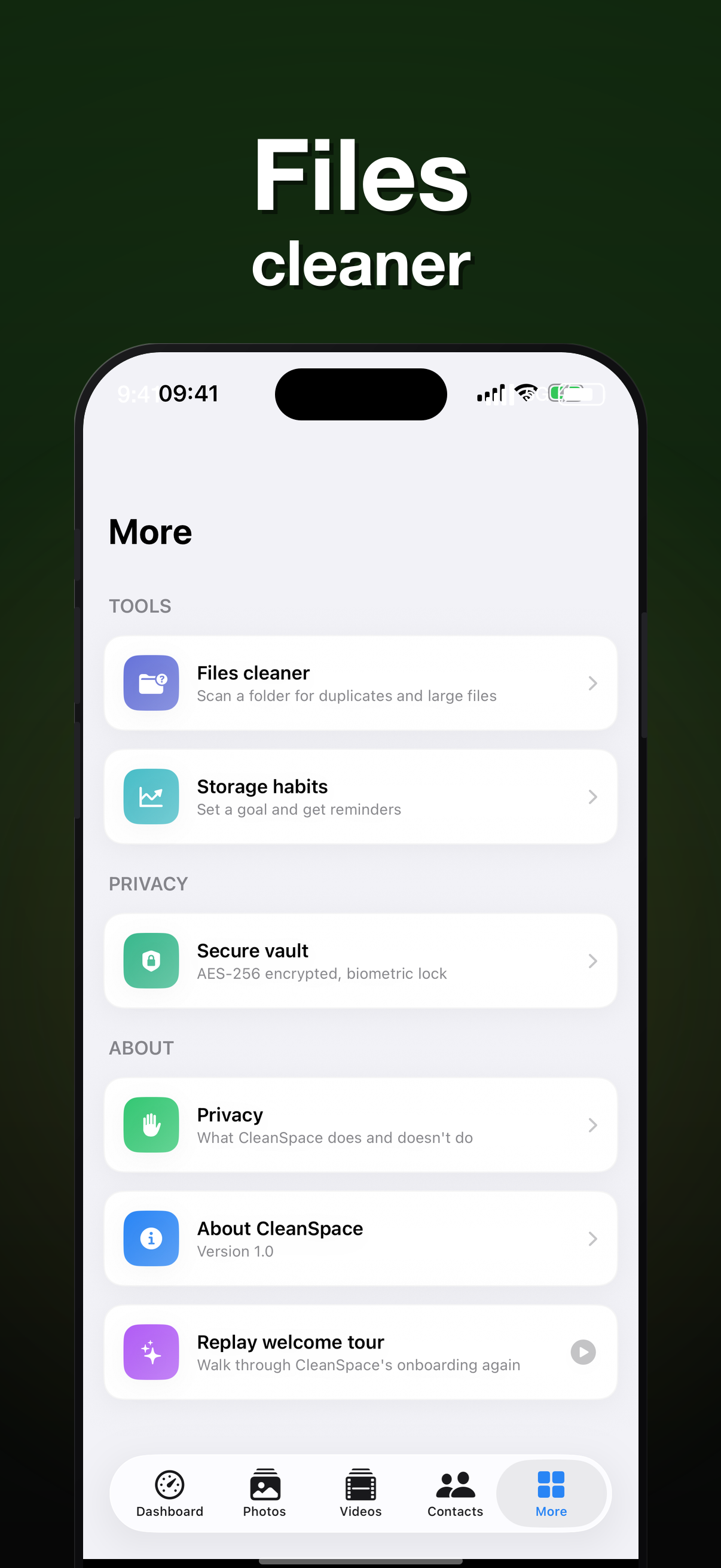 CleanSpacePhone screenshot 5