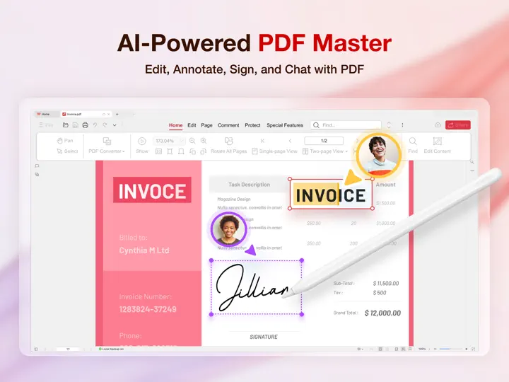 WPS For Pad: AI Office & PDF iPhone Ekran Görüntüsü 3
