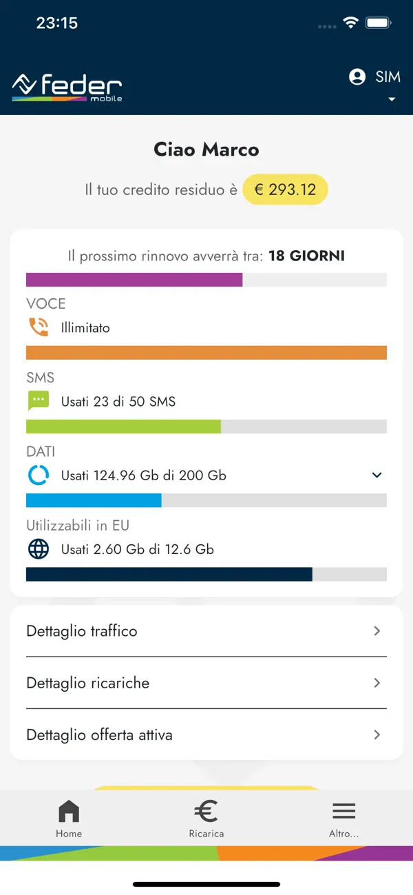 Screenshot #2 pour Feder Mobile