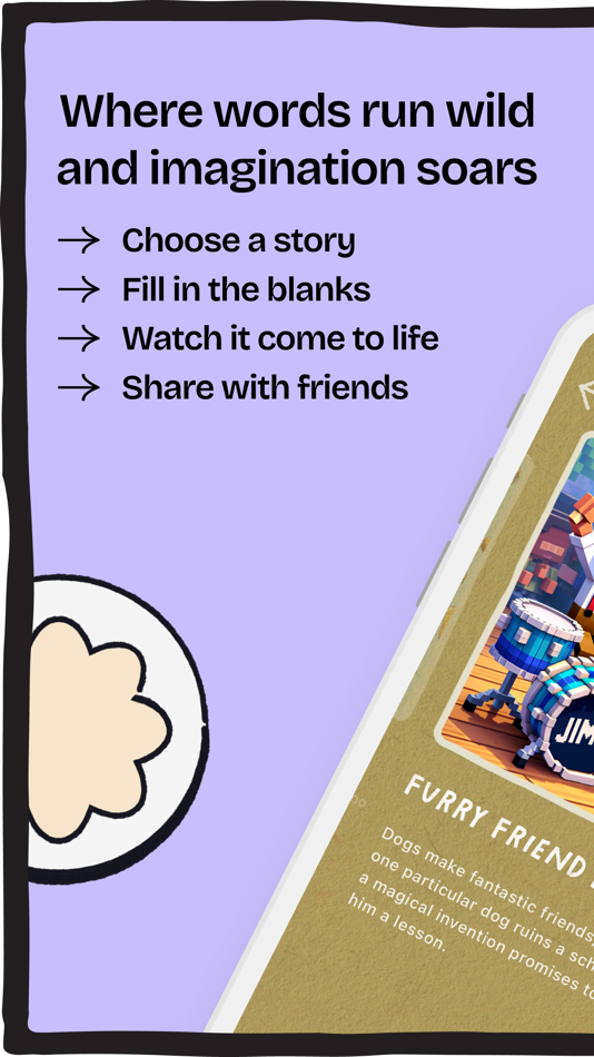 #1. Scribble Stories (iOS) 由: Hopping Turtle