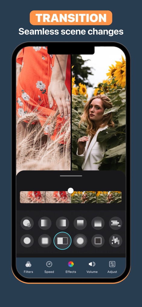 Video Editor · - Smooth Scene Transitions