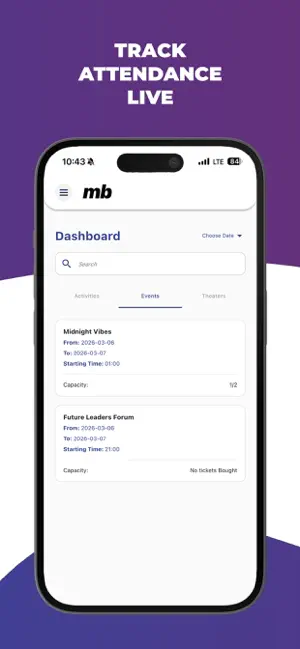 MB Event Manager screenshot 1