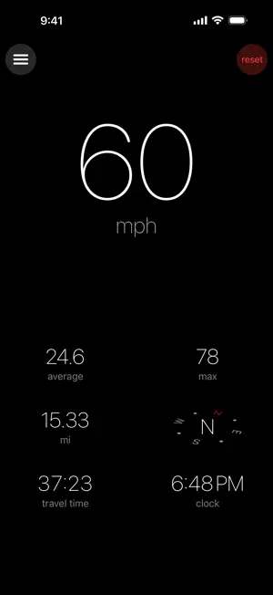 Speedometer × screenshot 1