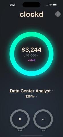 Clockd: Wage Tracker Screenshot 1 of 3