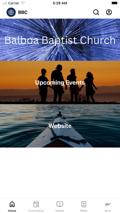Screenshot 1 of Balboa Baptist Church App