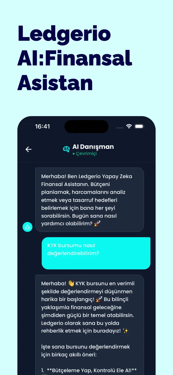 Screenshot #3 pour Ledgerio: Finansal Asistan