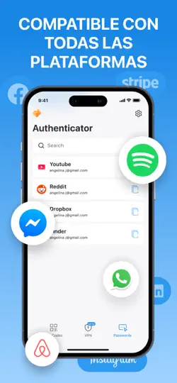 Captura de pantalla de BlazeAuth：MFA De Autenticacion en iPhone 5