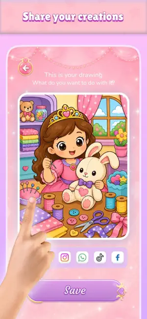 Princess Coloring Pages beauty screenshot 3