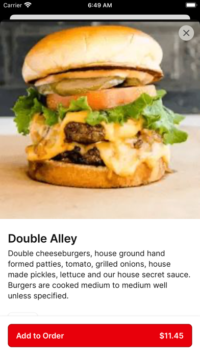 Burger Alley Chicago Screenshot