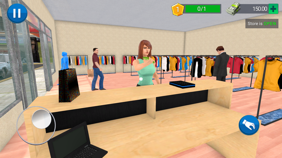 #1. Clothing Store Simulator Game (iOS) Podle: Malik Ali Mushtaq