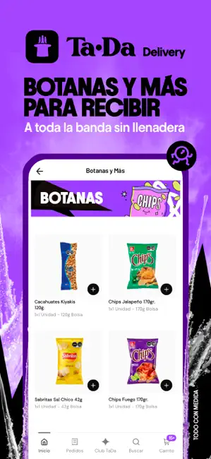 TaDa Delivery de Bebidas MX iPhone screenshot 3