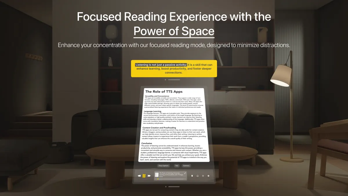 Text to Speech Reader: ReadBit screenshot 2