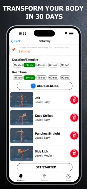 Kickboxing Fitness Training screenshot 5