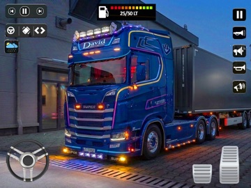 Euro Truck Driving Truck Games iPad screenshot