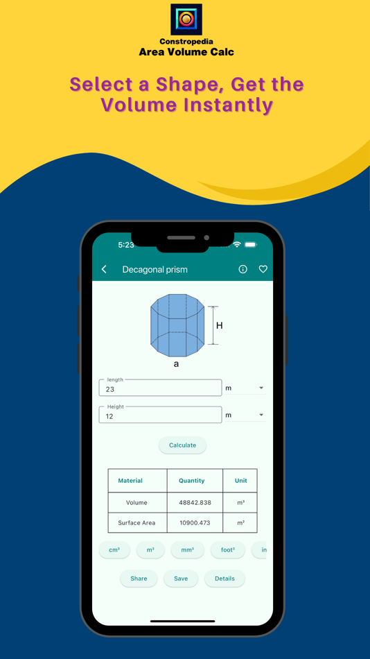 #4. Constropedia Area Volume Calc (iOS) 由: Binary And Bricks Pvt Ltd