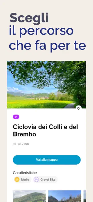 Ciclovia dei Colli del Brembo screenshot 1