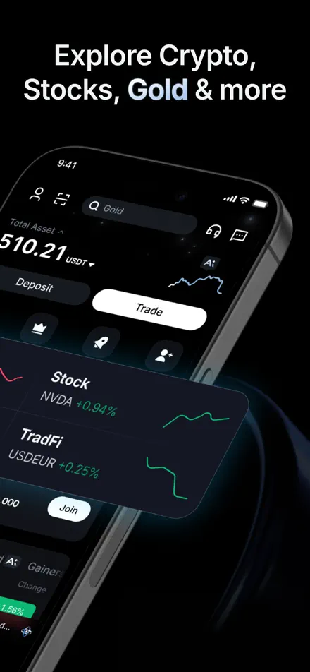 MEXC app screenshot 2