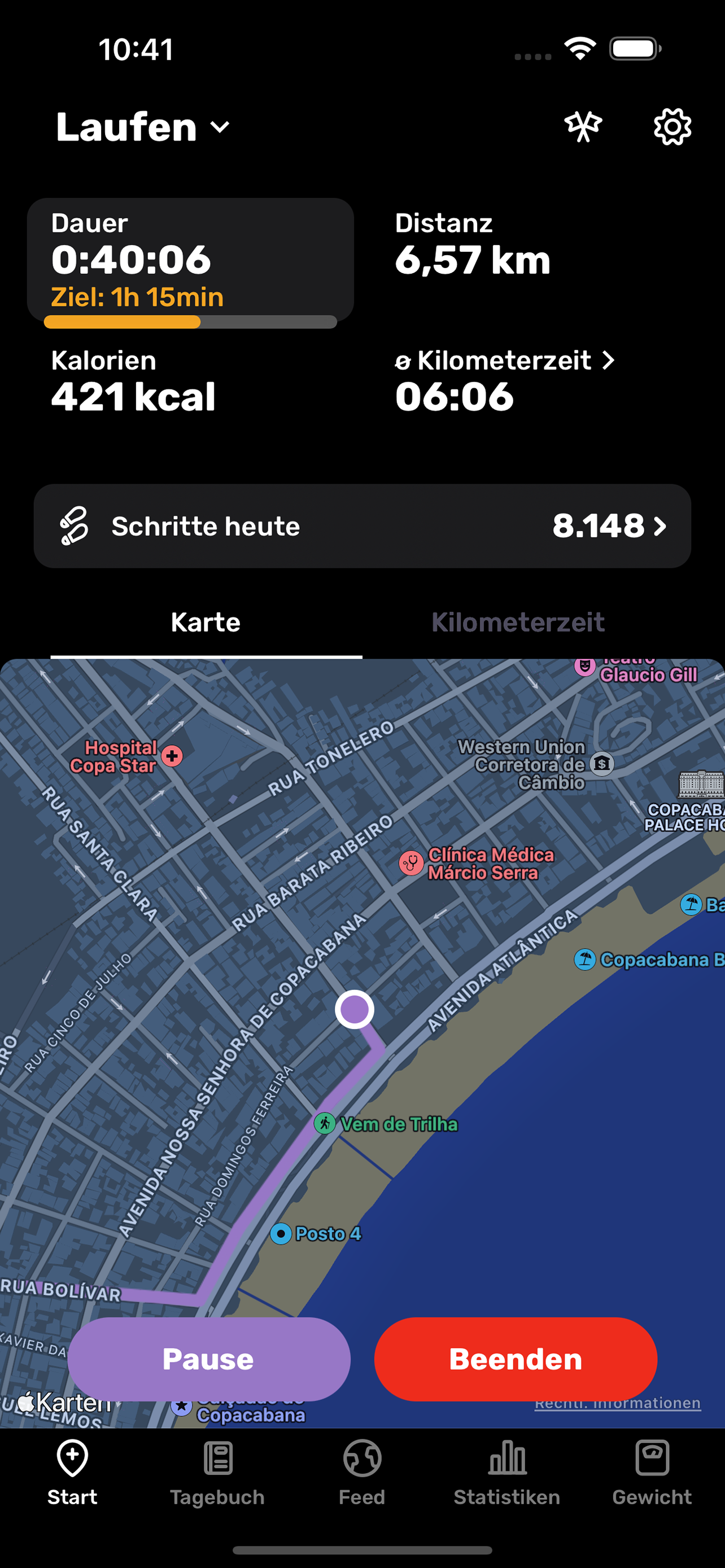 Lauf App & KM Zähler – FITAPP