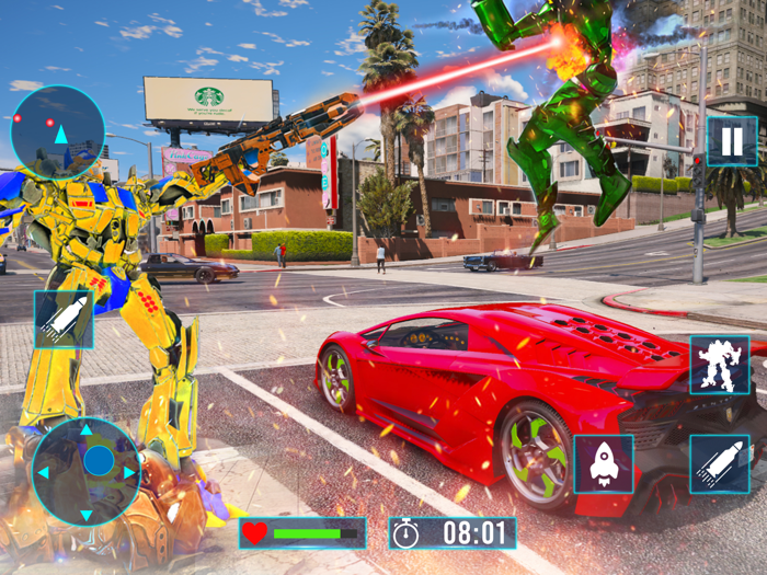 Transform Robot 3D Robot fight