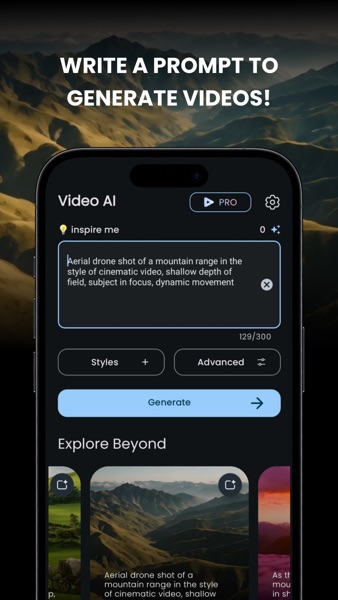 【图】AI Video Generator: Sora AI(截图2) 【图】AI Video Generator: Sora AI(截图2)