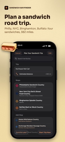 Sandwich Wayfinder iPhone screenshot