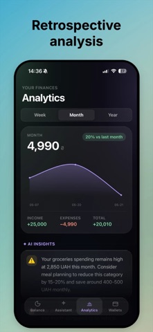 Skarb — AI Finance Tracker iPhone screenshot