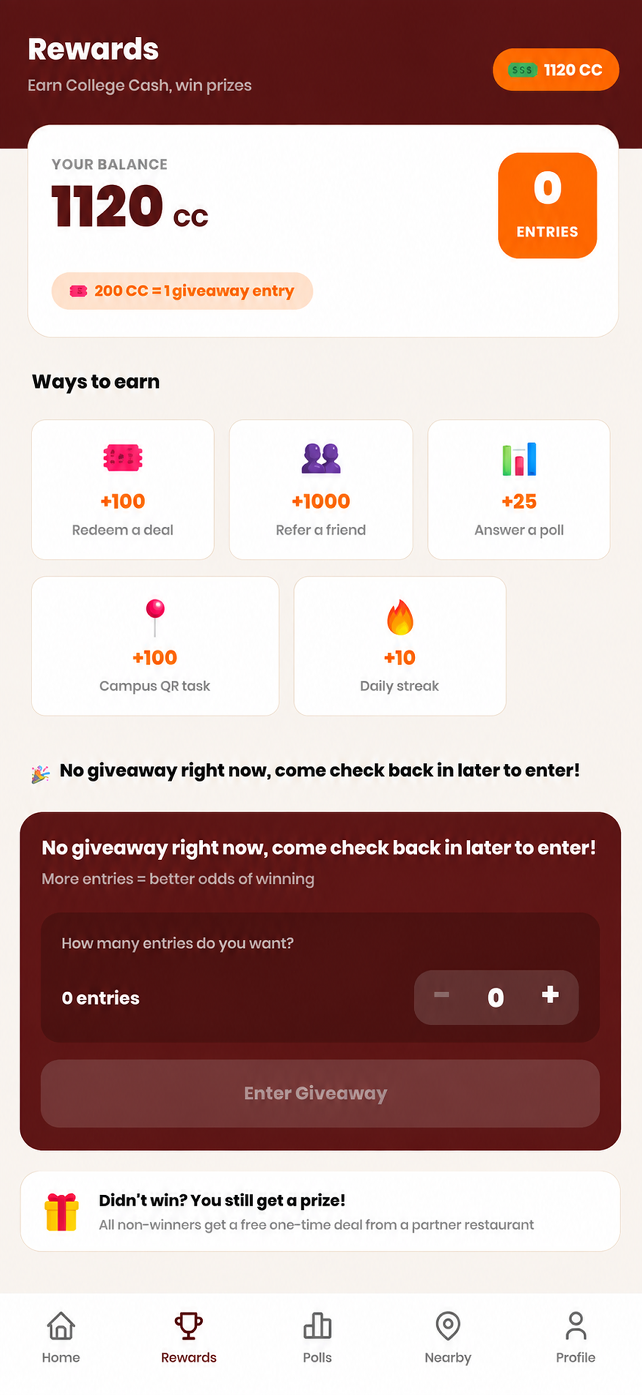 College Cards App screenshot 3