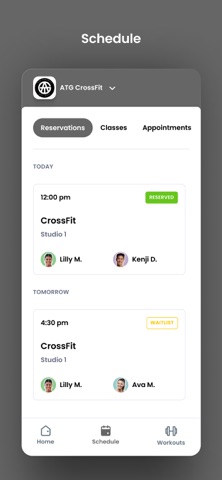 ATG CrossFit screenshot