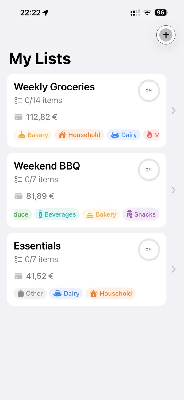 #1. Chroma Shop List (iOS) Av: Gianfranco Antenucci