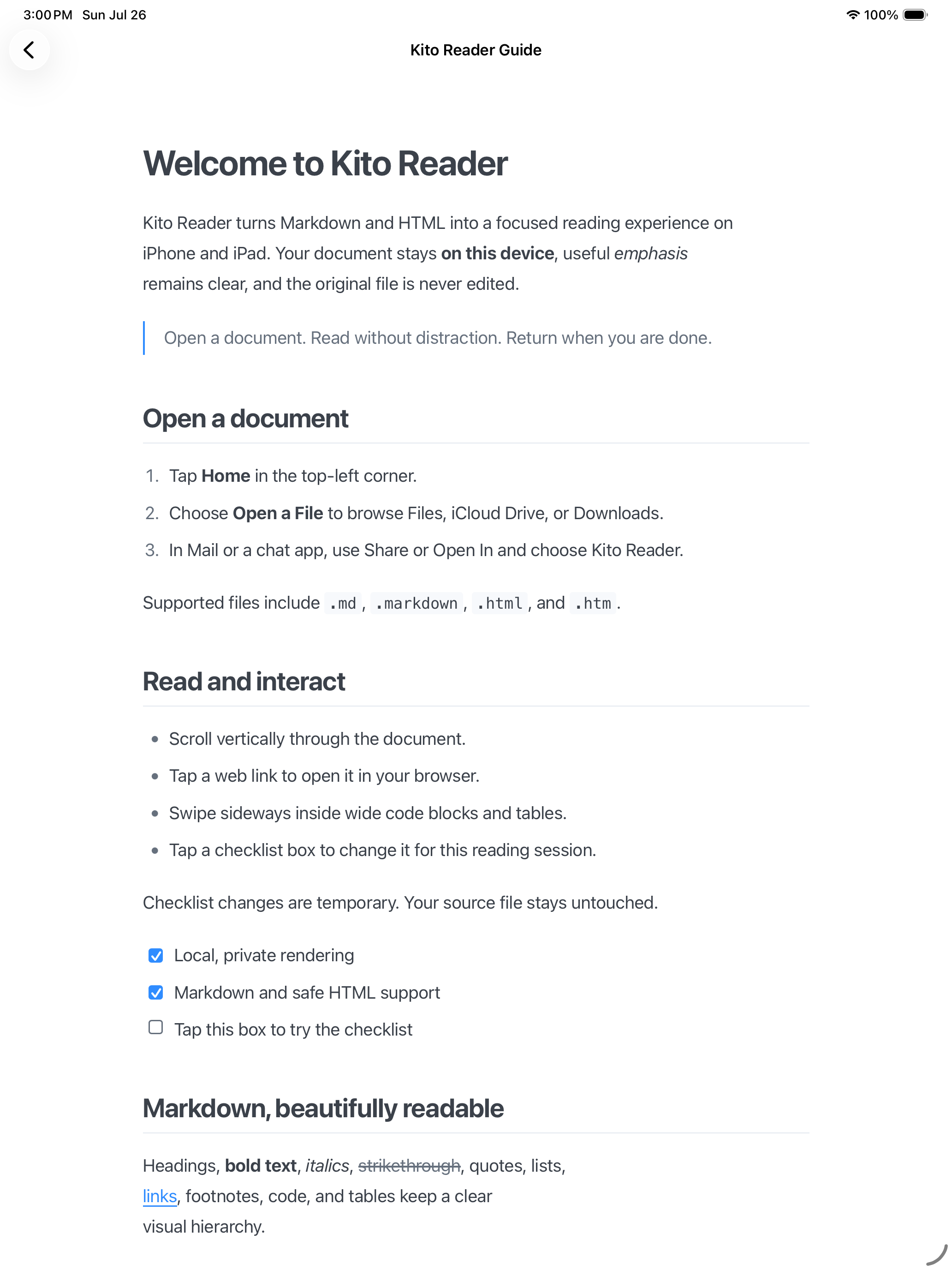 Kito Reader screenshot 6