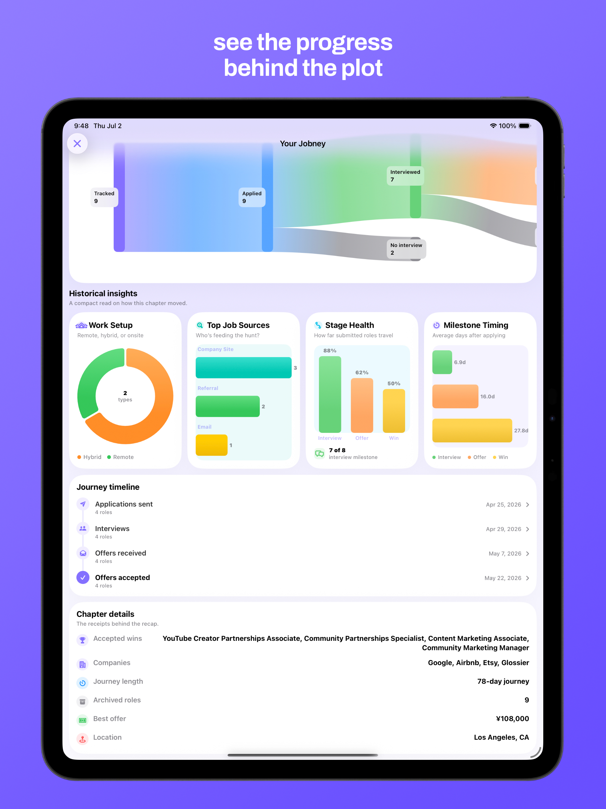 Jobney: Job Search Tracker screenshot 13