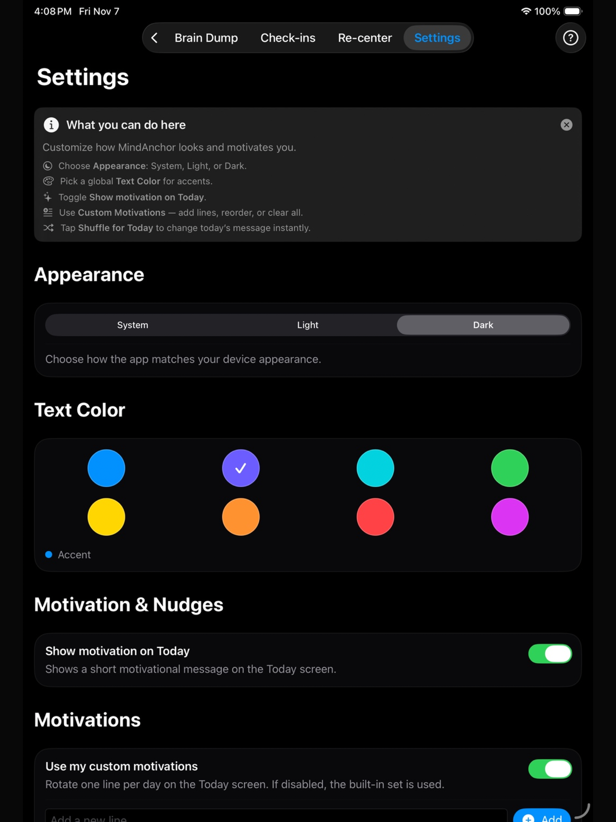 MindAnchor - ADHD Planner screenshot 18