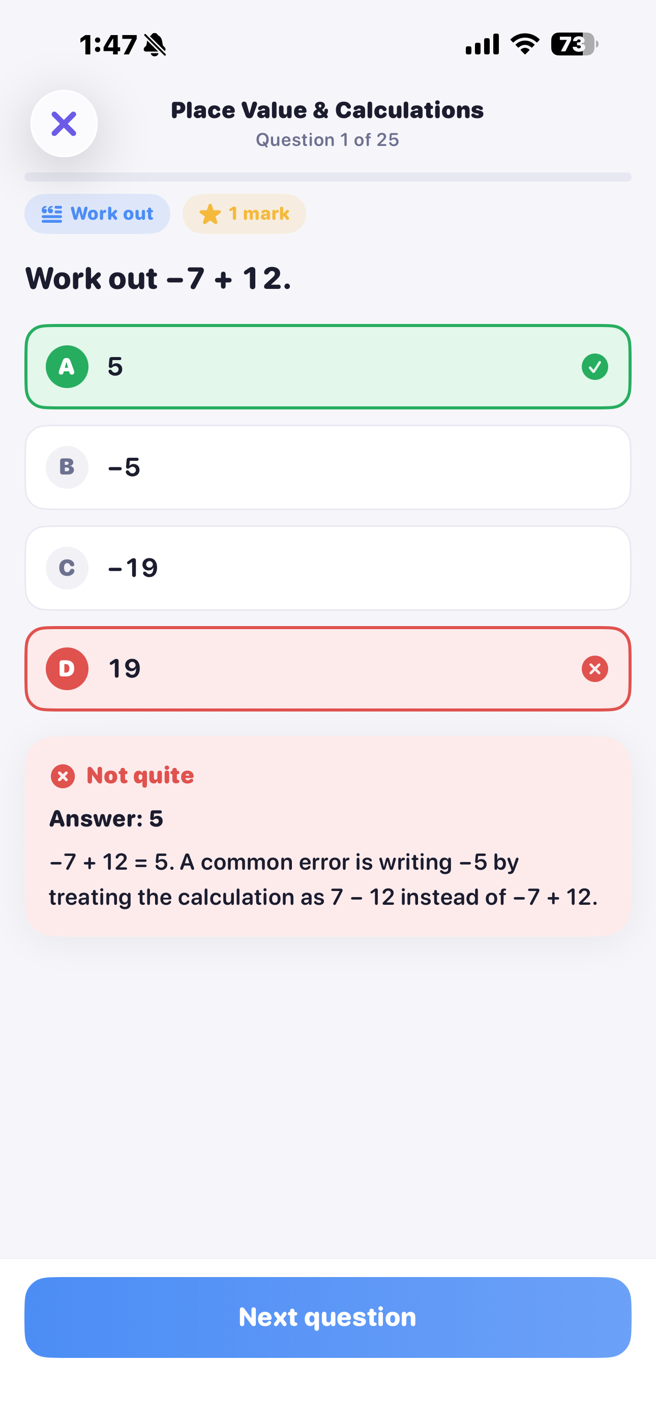 GCSE Maths A+ Quiz Revision screenshot 6